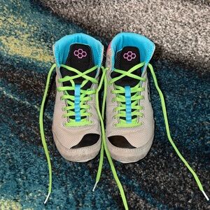 RUDIS Colt 2.0 Youth Wrestling Shoes - Magenta/Lime Size 5.5Y